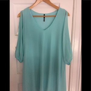 Lulus Pale Aqua Dress